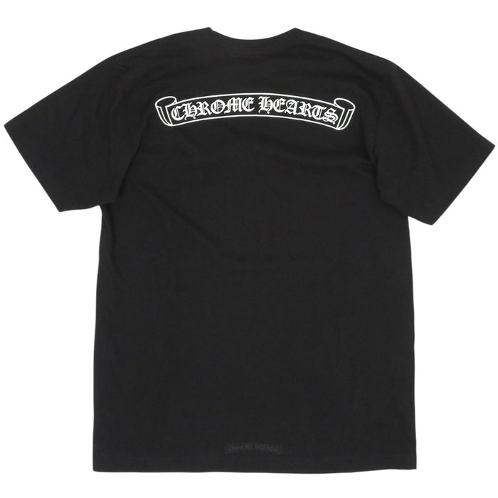 CHROME HEARTS 
CH ABRAMOVIC Étiquette Scroll Coton 
T-shirt collaboration Abramović