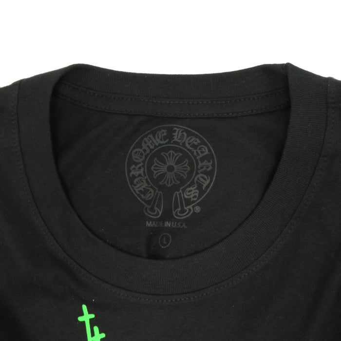 CHROME HEARTS 
CH ABRAMOVIC Étiquette Scroll Coton 
T-shirt collaboration Abramović