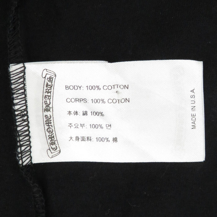 CHROME HEARTS 
CH ABRAMOVIC Étiquette Scroll Coton 
T-shirt collaboration Abramović