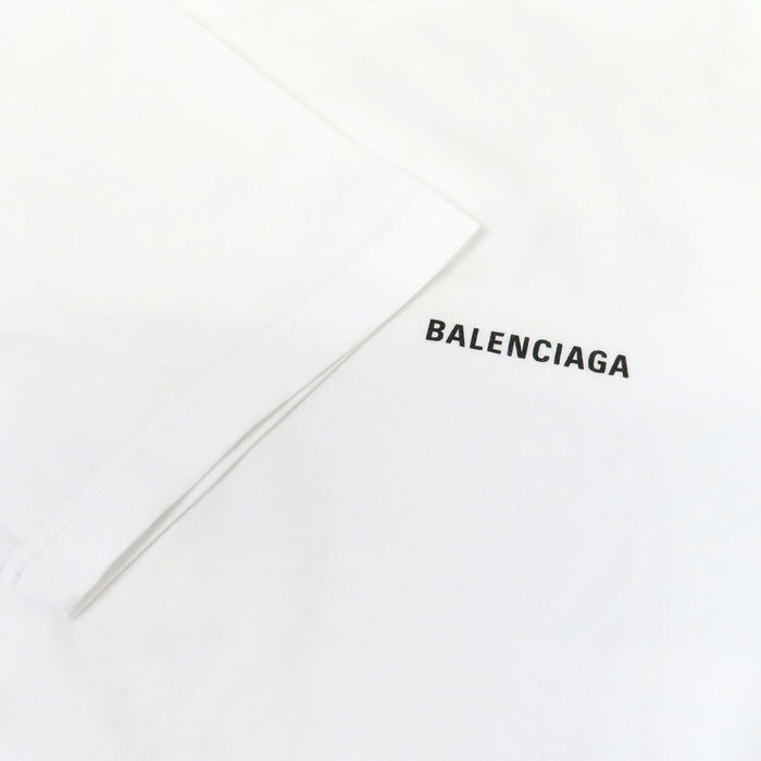 BALENCIAGA  
T-shirt a maniche corte con logo stampato sul retro  
T-shirt con logo