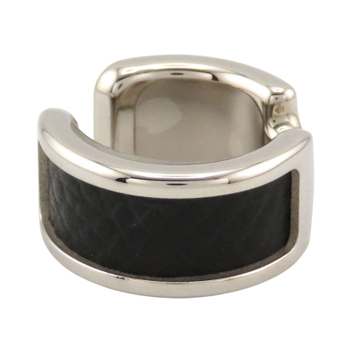 HERMES  
H Ash Logo Silver-Colored Metal  
Oranp Ear Cuff PM