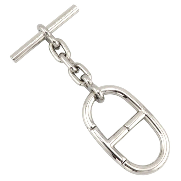 HERMES  
Silver-colored Metal  
Chaîne d'Ancre Key Ring