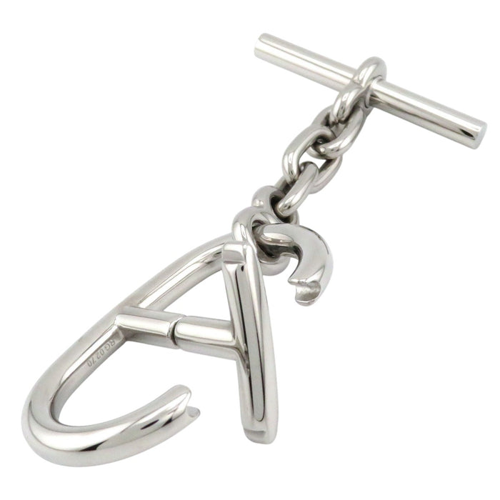 HERMES 
シルバーカラーメタル 
シェーヌダンクル キーリング