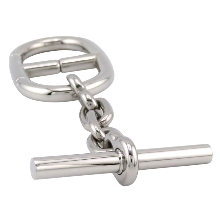 HERMES 
シルバーカラーメタル 
シェーヌダンクル キーリング