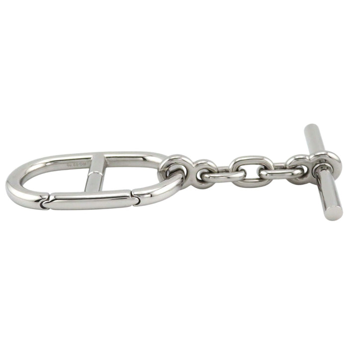 HERMES 
シルバーカラーメタル 
シェーヌダンクル キーリング