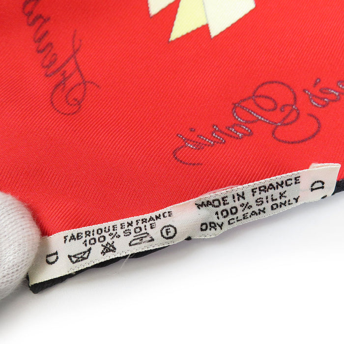 HERMES 
シルク 大判 フラワー リボン 
カレ 90 Fleurs de L'Opera オペラの花 スカーフ