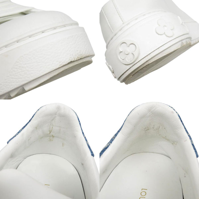 路易威登  
LV 牛仔布 皮革  
暫停系列 運動鞋  
經典花紋