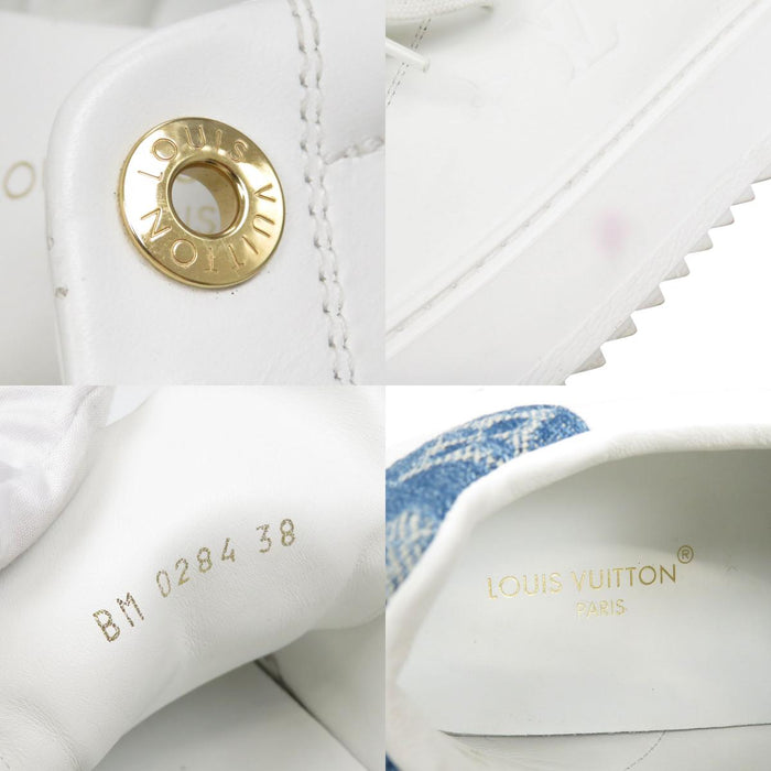 路易威登  
LV 牛仔布 皮革  
暫停系列 運動鞋  
經典花紋