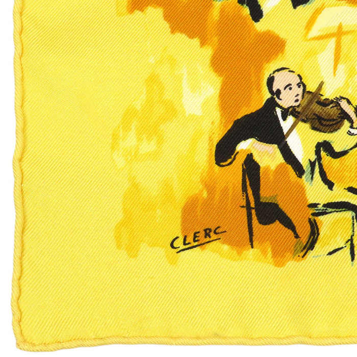 HERMES 
Petit Carré Silk Musical Instruments 
Carré 45 CONCERTO Scarf