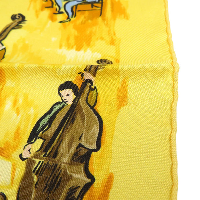 HERMES 
Petit Carré Silk Musical Instruments 
Carré 45 CONCERTO Scarf