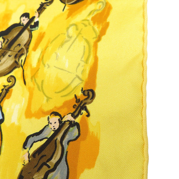 HERMES 
Petit Carré Silk Musical Instruments 
Carré 45 CONCERTO Scarf