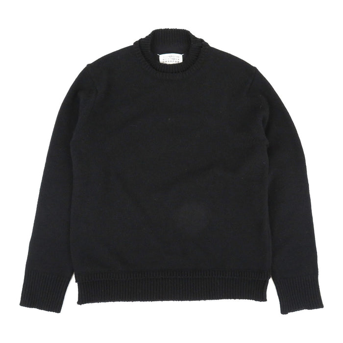 Maison Margiela  
针织 羊毛 亚麻  
肘部补丁 毛衣