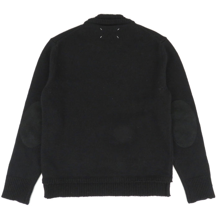 Maison Margiela  
针织 羊毛 亚麻  
肘部补丁 毛衣