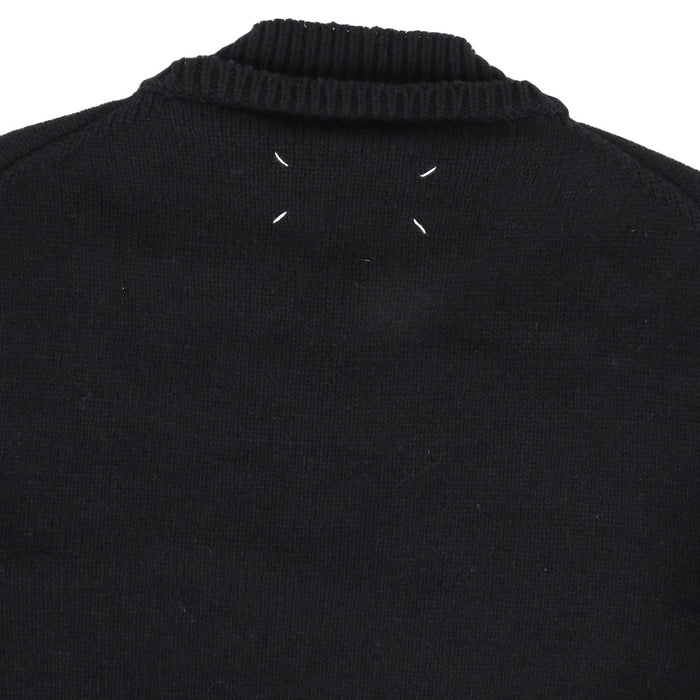 Maison Margiela  
针织 羊毛 亚麻  
肘部补丁 毛衣