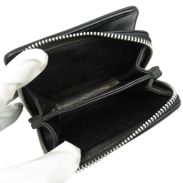 CHROME HEARTS  
CH SQ ZIP BILL Dagger Zip Scroll Label Silver  
Square Zip Bill Wallet