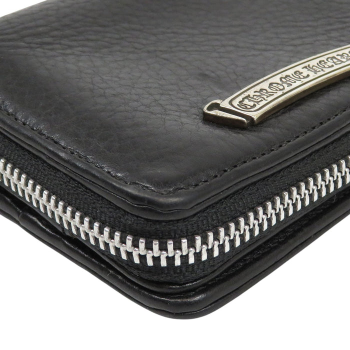 CHROME HEARTS  
CH SQ ZIP BILL Dagger Zip Scroll Label Silver  
Square Zip Bill Wallet