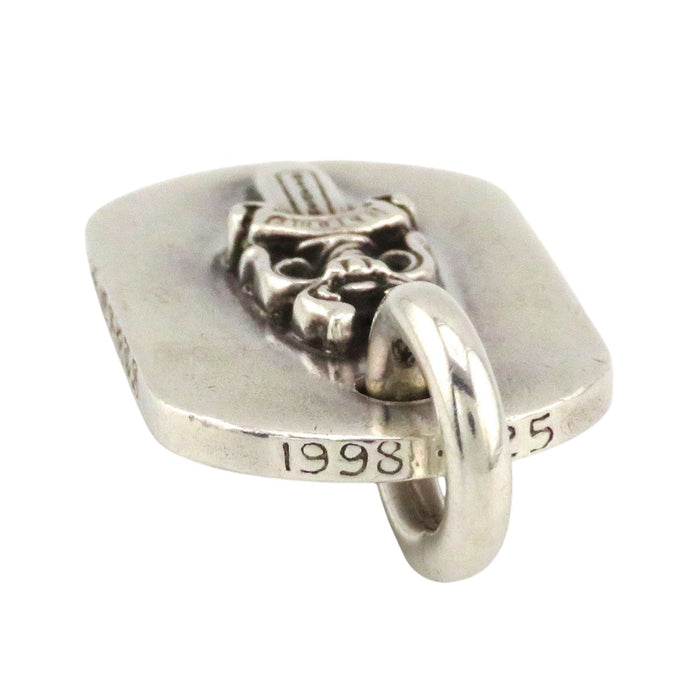 CHROME HEARTS  
CH D TAG SML DAG Silver  
Small Dog Tag Dagger Pendant Top