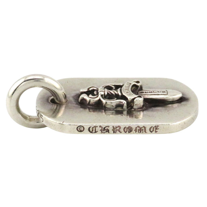 CHROME HEARTS  
CH D TAG SML DAG Silver  
Small Dog Tag Dagger Pendant Top