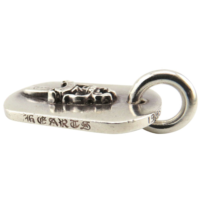 CHROME HEARTS  
CH D TAG SML DAG Silver  
Small Dog Tag Dagger Pendant Top