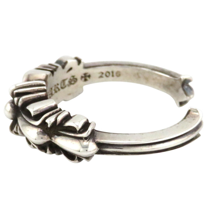 CHROME HEARTS 
CH BABY CLSC 十字架 银 2016年刻印 
婴儿经典双花环戒指