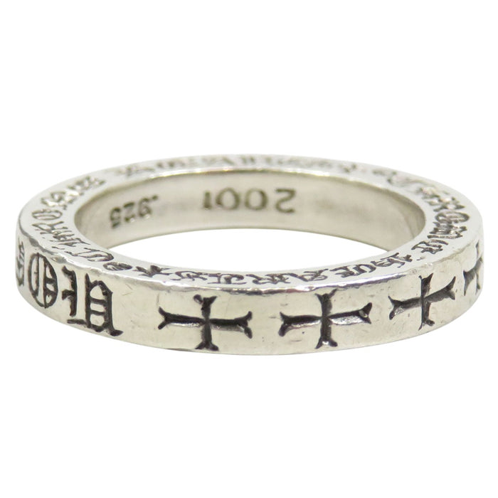 CHROME HEARTS  
間隔十字架 銀戒指  
3mm 間隔戒指 CH 去你的