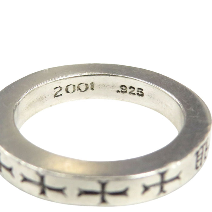 CHROME HEARTS  
間隔十字架 銀戒指  
3mm 間隔戒指 CH 去你的