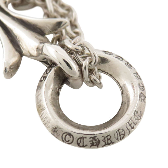 CHROME HEARTS  
Tiny CH Cross Silver 1998 Engraving  
Tiny CH Cross Charm Necklace