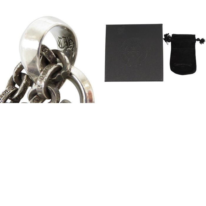 CHROME HEARTS 
SML CH CROSS BALE PAPER CHAIN 18inch シルバー 
スモール CHクロス ベイル ペーパーチェーン ネックレス