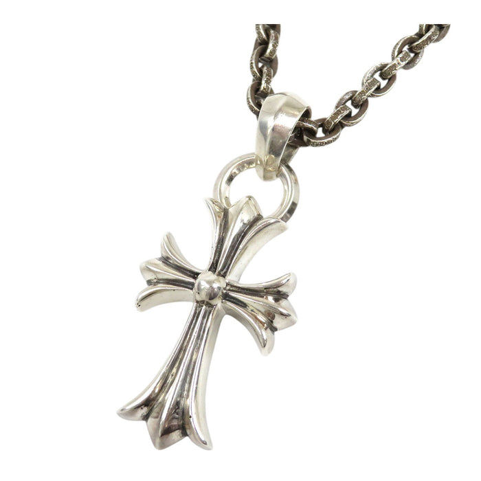CHROME HEARTS 
SML CH CROSS BALE PAPER CHAIN 18inch シルバー 
スモール CHクロス ベイル ペーパーチェーン ネックレス