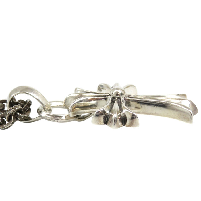 CHROME HEARTS 
SML CH CROSS BALE PAPER CHAIN 18inch シルバー 
スモール CHクロス ベイル ペーパーチェーン ネックレス