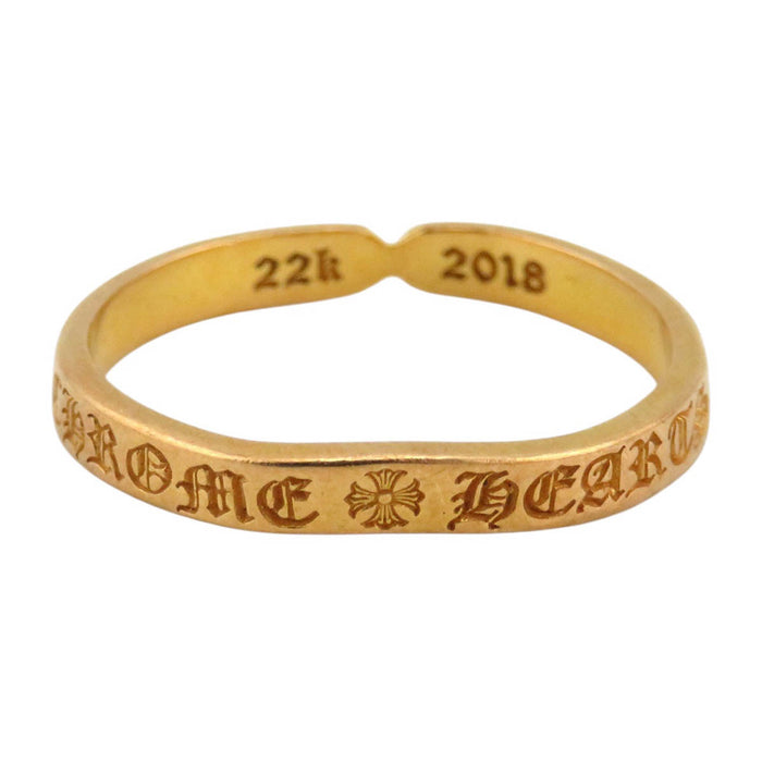 CHROME HEARTS 
CHプラス ロゴ イエローカラーゴールド 
SEE YOU IN TEA ゴールド リング 22K