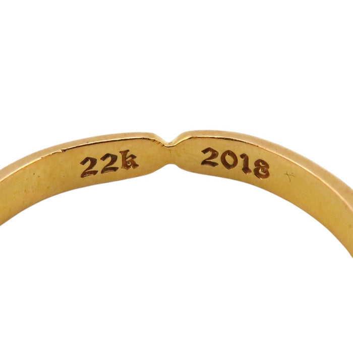 CHROME HEARTS 
CHプラス ロゴ イエローカラーゴールド 
SEE YOU IN TEA ゴールド リング 22K