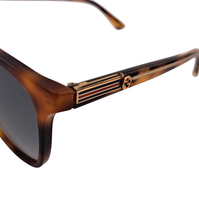 GUCCI  
GG Double G Wellington  
Interlocking G Tortoiseshell Pattern Sunglasses