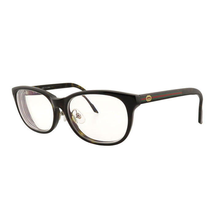 GUCCI  
Prescription GG Double G  
Interlocking G Tortoiseshell Pattern Eyewear  
Shelley Line