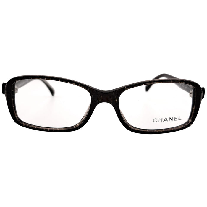 CHANEL  
COCO CC Logo Glasses Silver Color Metal  
Coco Mark Ribbon Eyewear