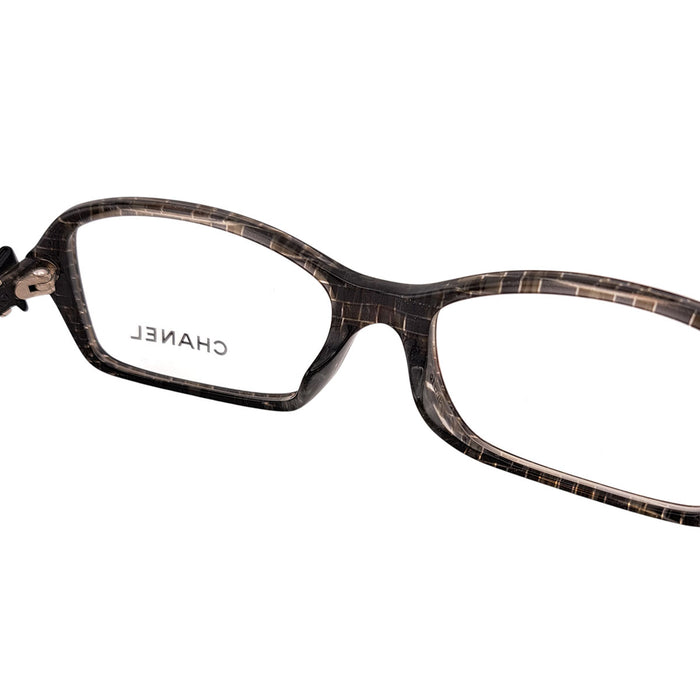 CHANEL  
COCO CC Logo Glasses Silver Color Metal  
Coco Mark Ribbon Eyewear