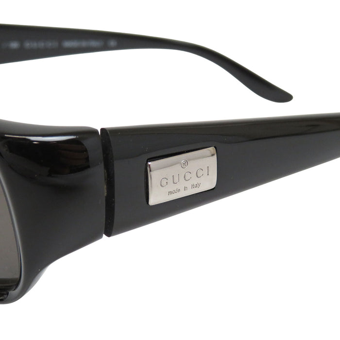 GUCCI  
Eyewear Square Frame Silver Color Metal  
Logo Plate Sunglasses