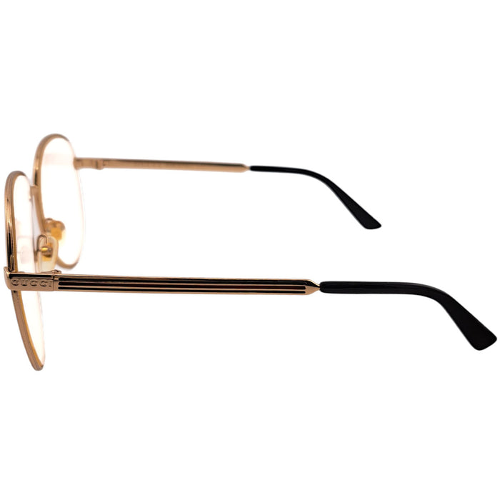 GUCCI  
Logo Eyewear Pilot Frame  
Webline Temple Sunglasses