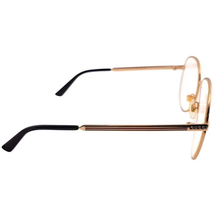 GUCCI  
Logo Eyewear Pilot Frame  
Webline Temple Sunglasses