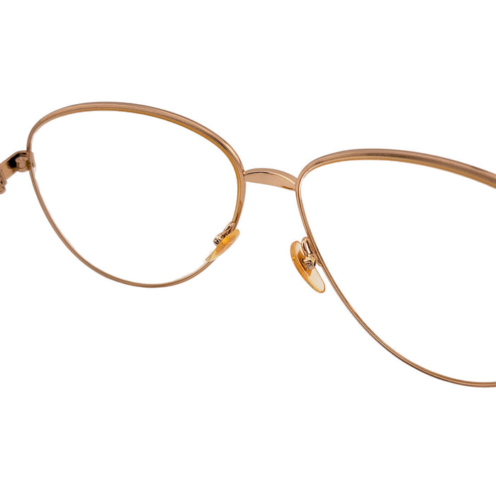 GUCCI  
Logo Eyewear Pilot Frame  
Webline Temple Sunglasses