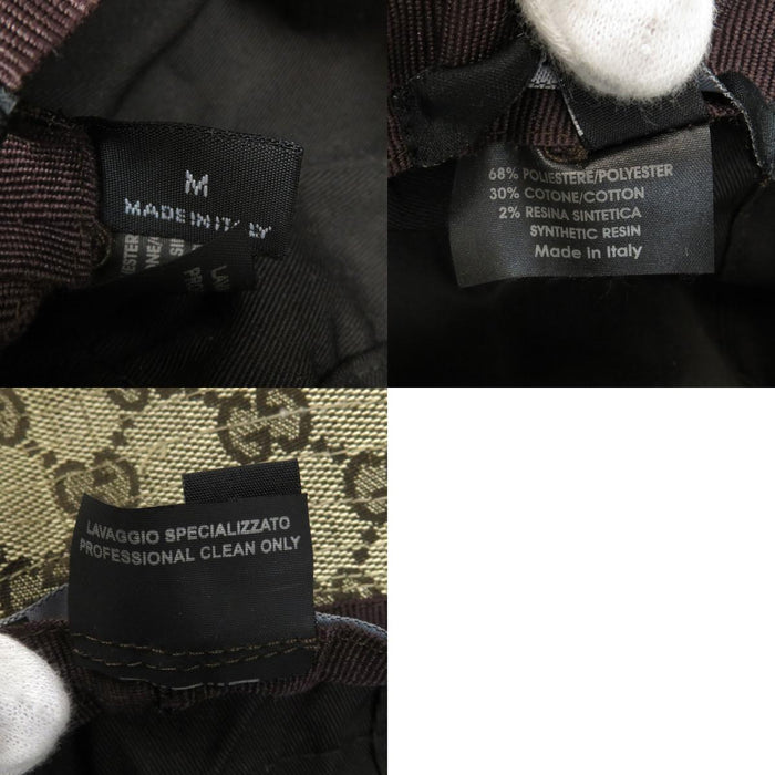 GUCCI 
ロゴ 総柄 WEB 
GGキャンバス バケットハット 
シェリーライン