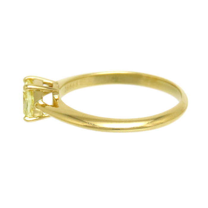 TIFFANY&Co.  
Solitaire Cushion Cut Yellow Diamond Ring