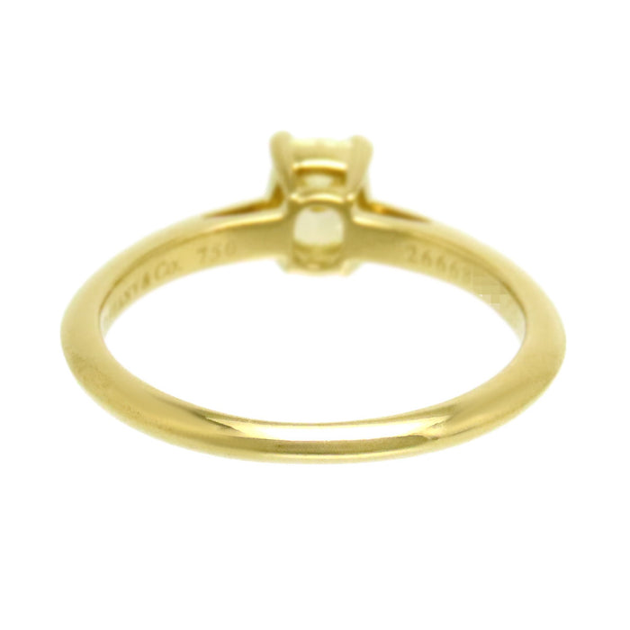 TIFFANY&Co.  
Solitaire Cushion Cut Yellow Diamond Ring