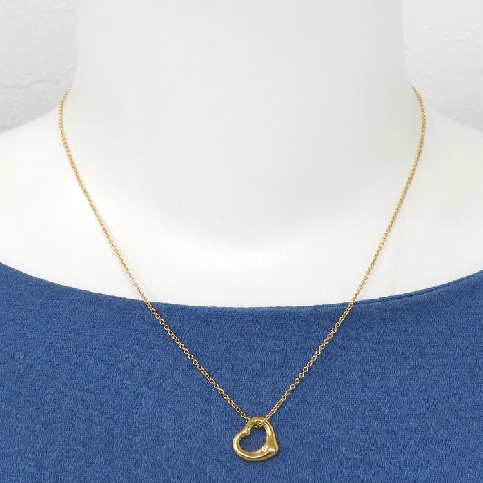 TIFFANY&Co. 
Open Heart Necklace
