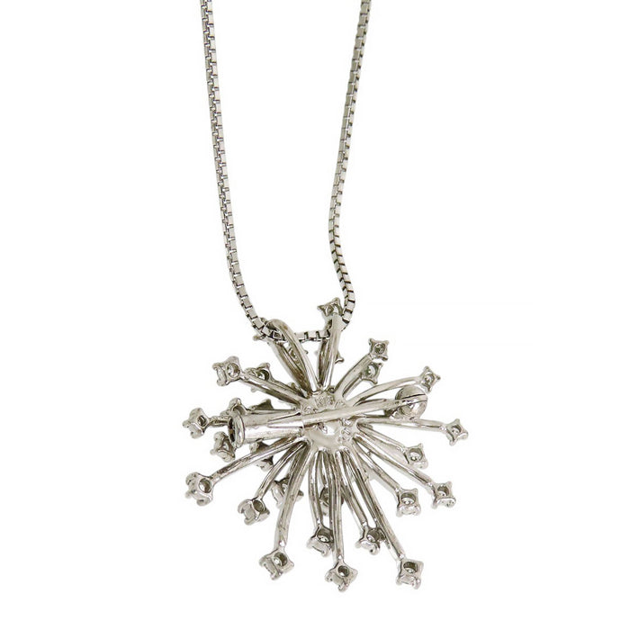 TASAKI 
スノーフレーク ダイヤモンド ネックレス兼ブローチ