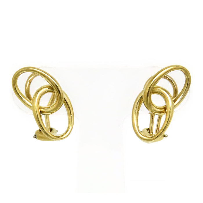 TIFFANY&Co. 
Boucles d'oreilles double boucle