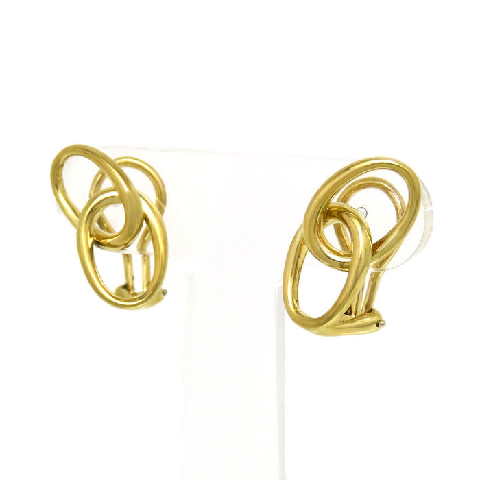 TIFFANY&Co. 
Boucles d'oreilles double boucle