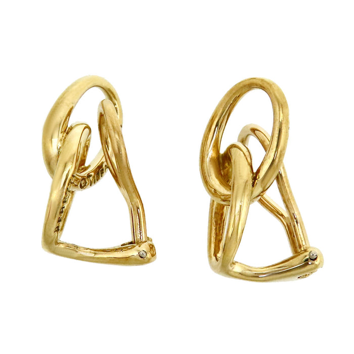 TIFFANY&Co. 
Boucles d'oreilles double boucle