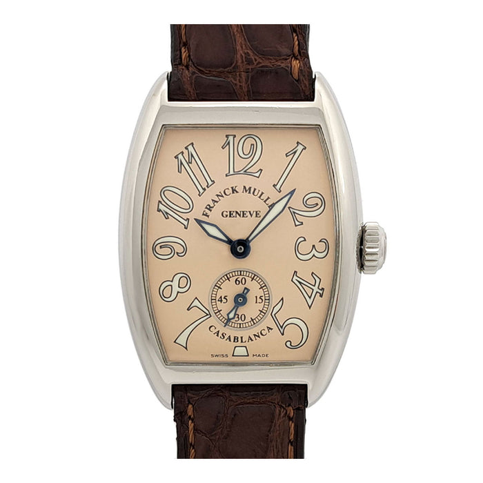 FRANCK MULLER 
カサブランカ サーモンピンク 
ギャラ付