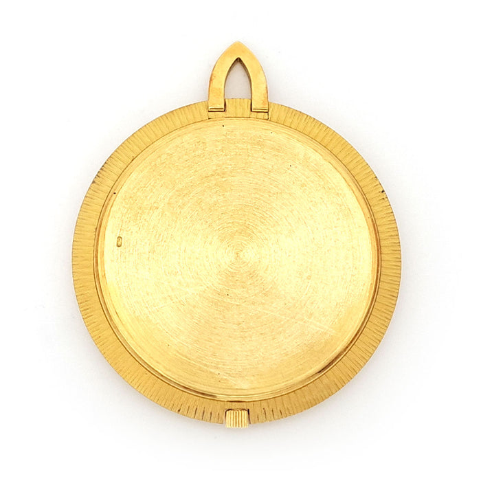 PIAGET 
Montre de poche Cal.9P2 pavée de diamants